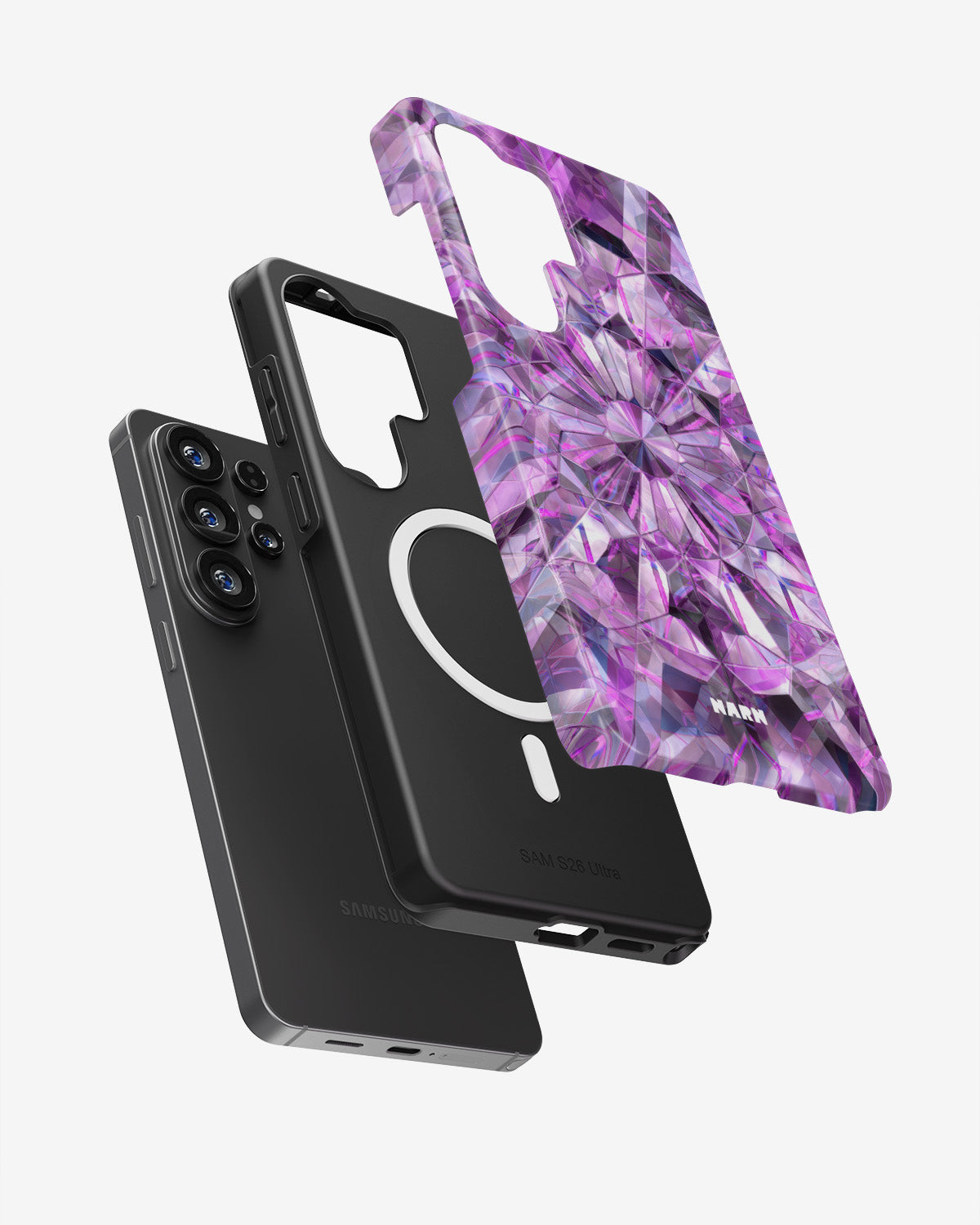 Samsung Galaxy S26 Ultra Tough Case – Lavender Crystals - View 2