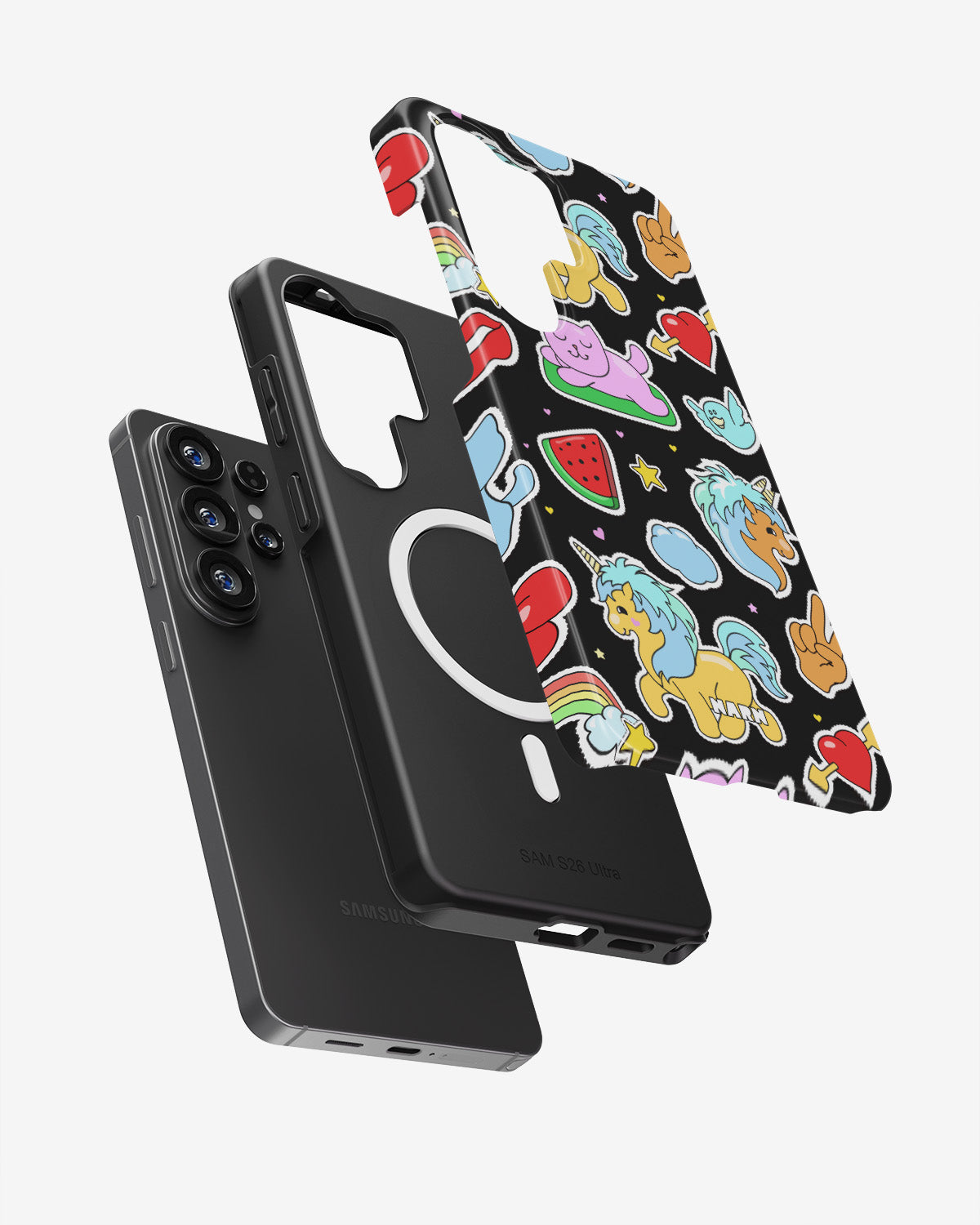 Samsung Galaxy S26 Ultra Tough Case – Cute Stickers - View 2