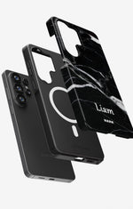 Samsung Galaxy S26 Ultra Tough Case – Custom - Black Marble - View 2