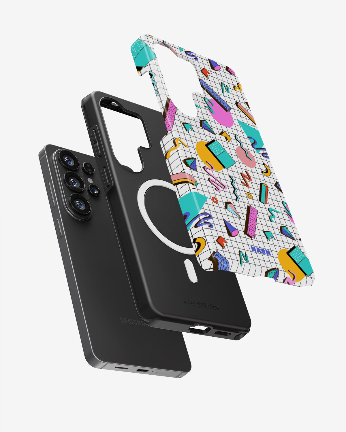Samsung Galaxy S26 Ultra Tough Case – 80s Memphis - View 2