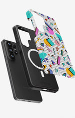 Samsung Galaxy S26 Ultra Tough Case – 80s Memphis - View 2