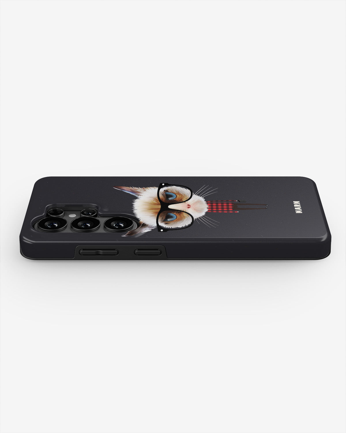 Samsung Galaxy S26 Ultra Tough Case – Hipster Cat - View 3