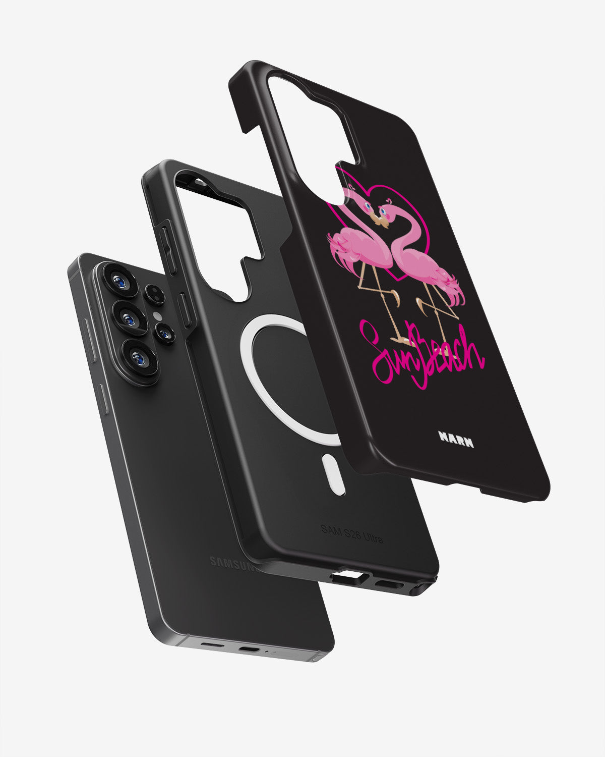 Samsung Galaxy S26 Ultra Tough Case – Beach Flamingo - View 2