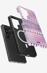 Samsung Galaxy S26 Ultra Tough Case – Purple Aztec - View 2