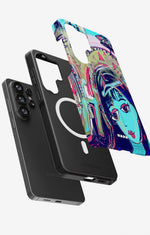 Samsung Galaxy S26 Ultra Tough Case – Abstract Cat - View 2