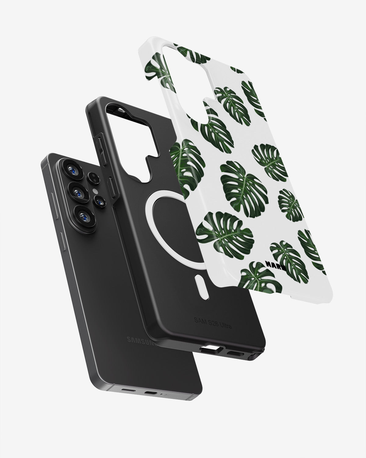 Samsung Galaxy S26 Ultra Tough Case – Monstera Pattern - View 2