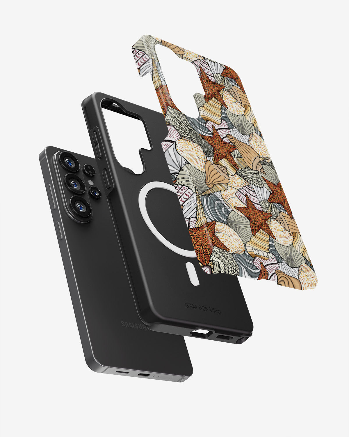 Samsung Galaxy S26 Ultra Tough Case – Sea Shells - View 2