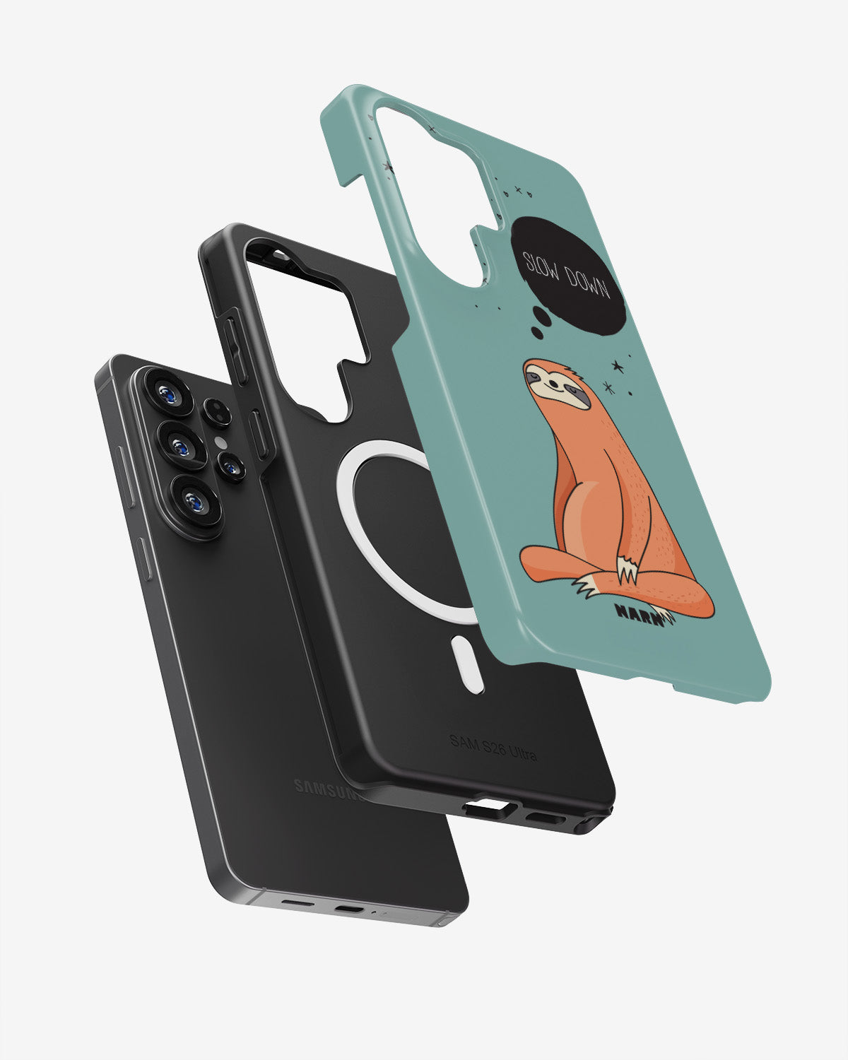 Samsung Galaxy S26 Ultra Tough Case – Slow Down Sloth - View 2