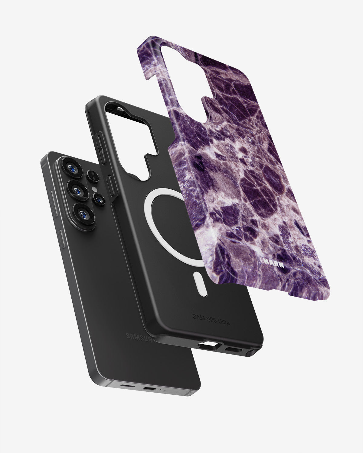 Samsung Galaxy S26 Ultra Tough Case – Purple Marble - View 2