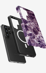 Samsung Galaxy S26 Ultra Tough Case – Purple Marble - View 2
