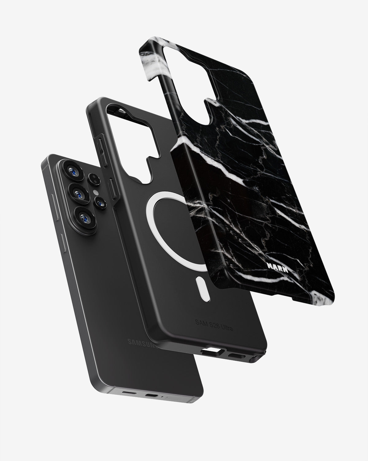 Samsung Galaxy S26 Ultra Tough Case – Black Marble - View 2