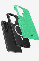 Samsung Galaxy S26 Ultra Tough Case – Turquoise Snake - View 2