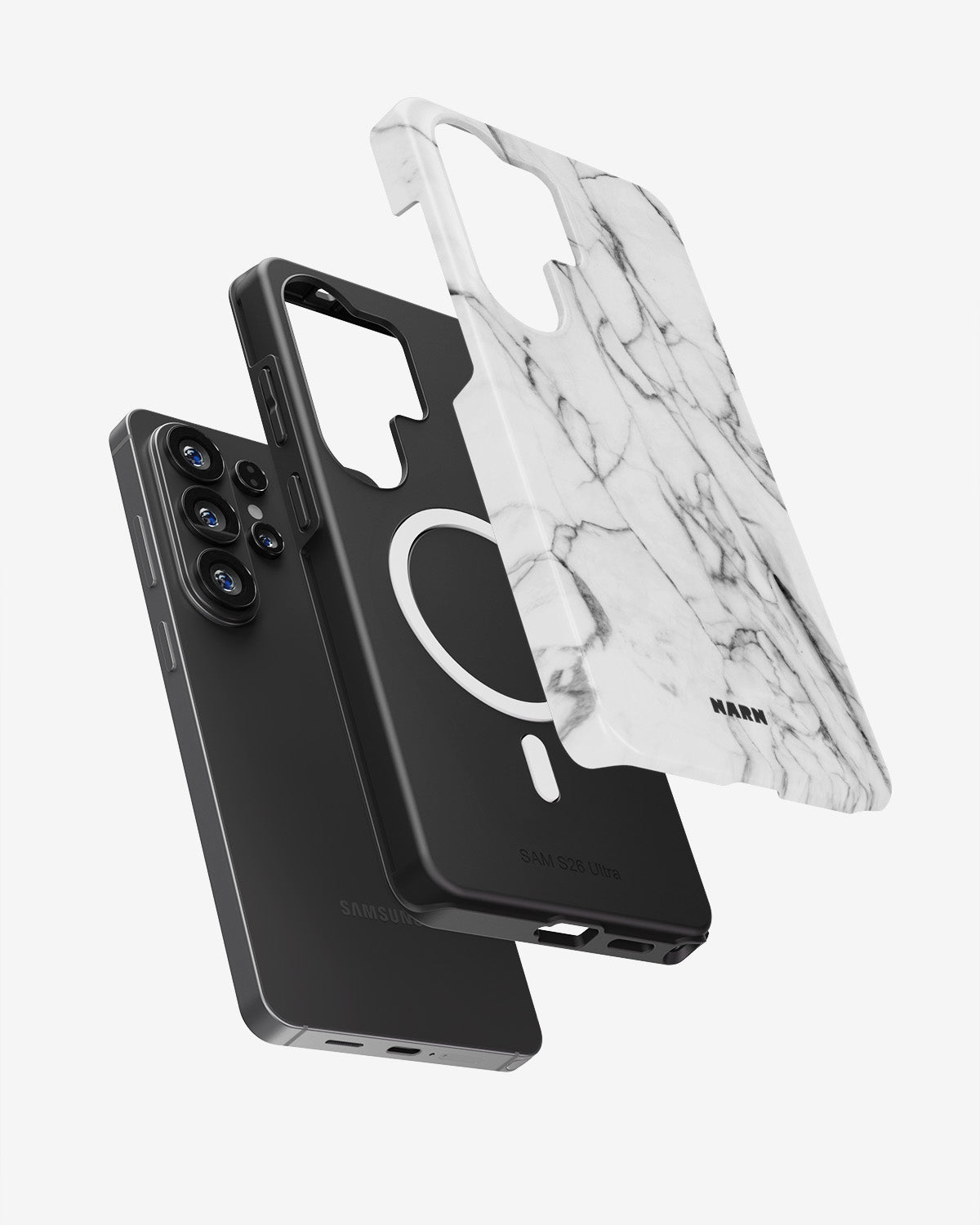 Samsung Galaxy S26 Ultra Tough Case – Milky Marble - View 2