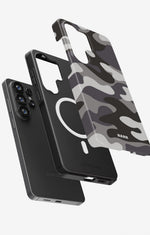 Samsung Galaxy S26 Ultra Tough Case – Grey Camo - View 2