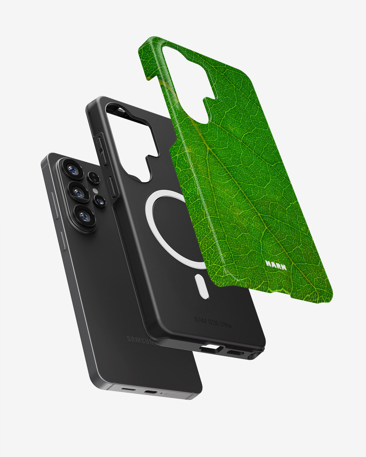 Samsung Galaxy S26 Ultra Tough Case – Green Leafy - View 2