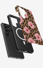 Samsung Galaxy S26 Ultra Tough Case – Leopard Flower - View 2