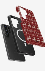 Samsung Galaxy S26 Ultra Tough Case – Reindeer Knit - View 2