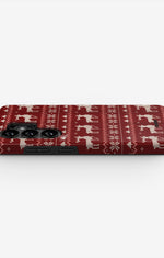 Samsung Galaxy S26 Ultra Tough Case – Reindeer Knit - View 3
