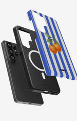 Samsung Galaxy S26 Ultra Tough Case – Orange Stripes - View 2