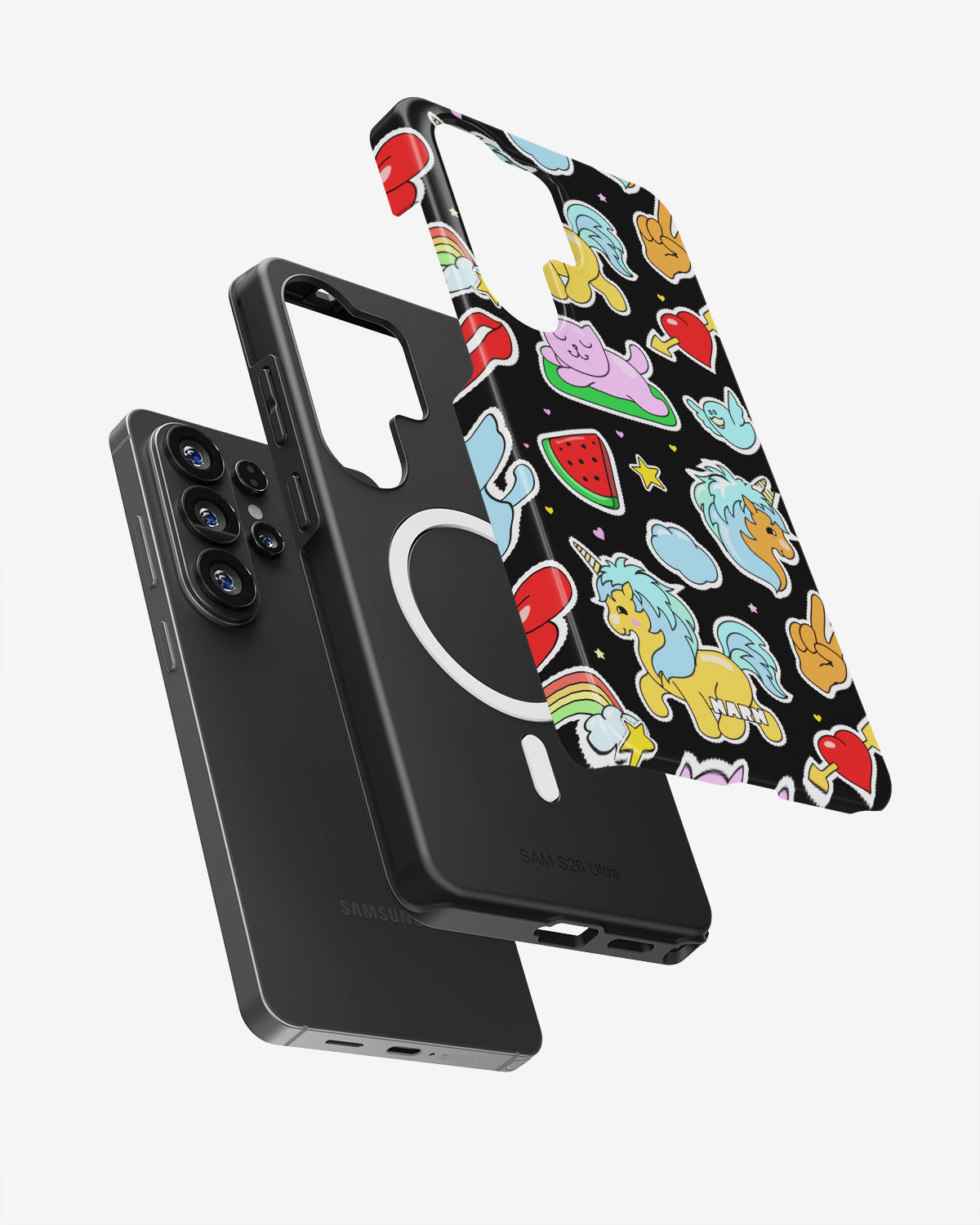 Samsung Galaxy S26 Ultra Tough Case – Cute Stickers - View 2