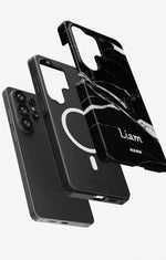 Samsung Galaxy S26 Ultra Tough Case – Custom - Black Marble - View 2