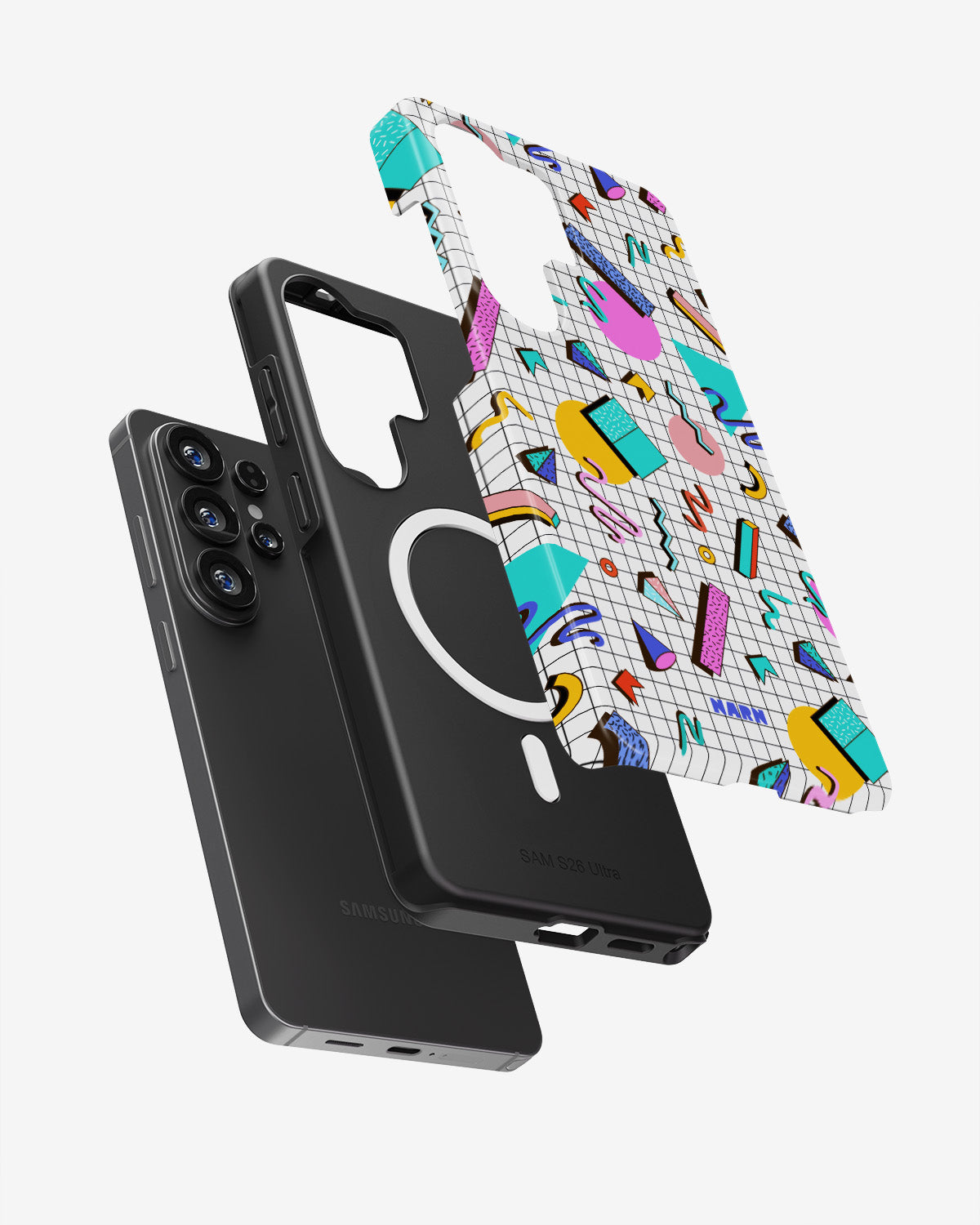 Samsung Galaxy S26 Ultra Tough Case – 80s Memphis - View 2