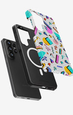 Samsung Galaxy S26 Ultra Tough Case – 80s Memphis - View 2