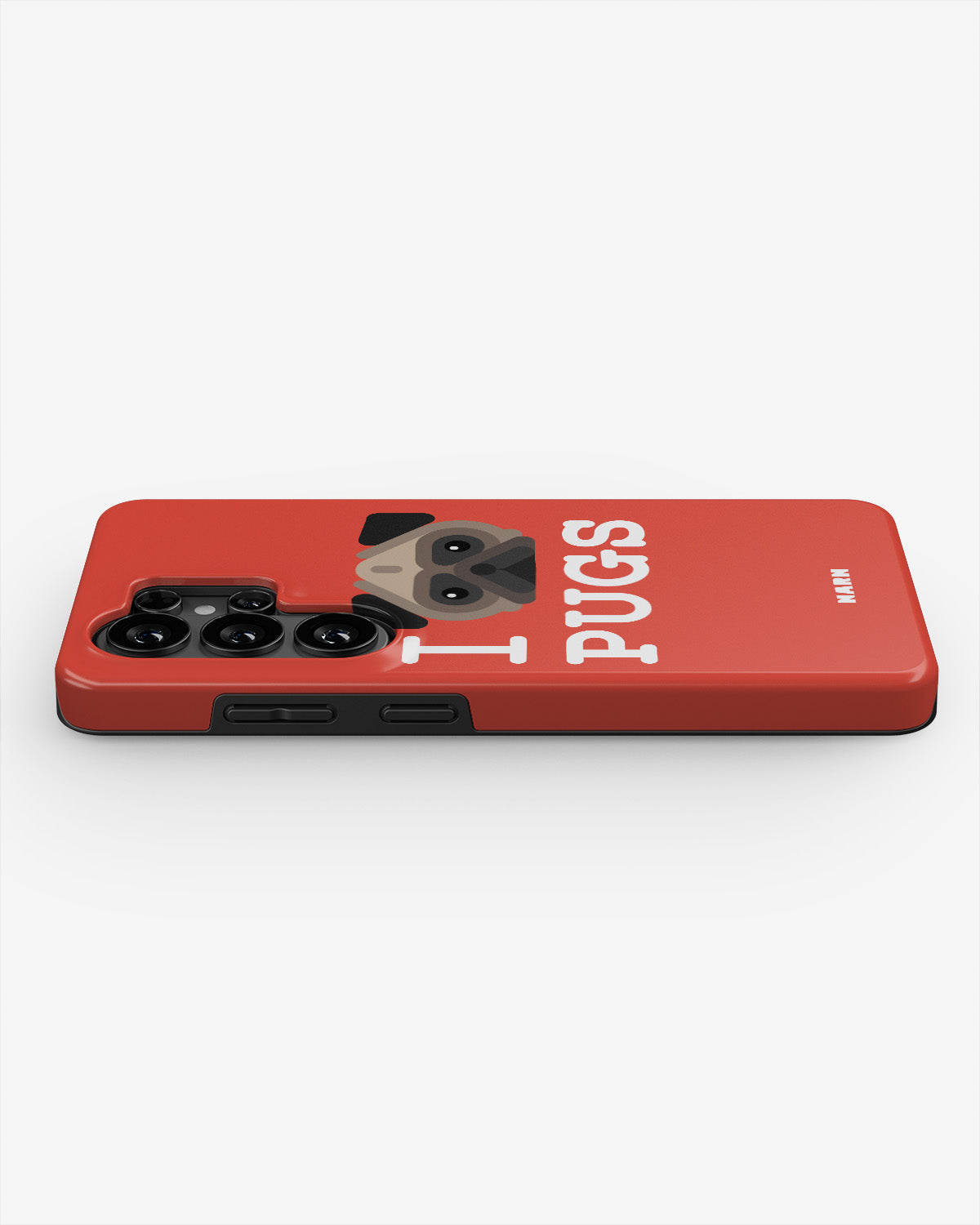 Samsung Galaxy S26 Ultra Tough Case – I Love Pugs - View 3