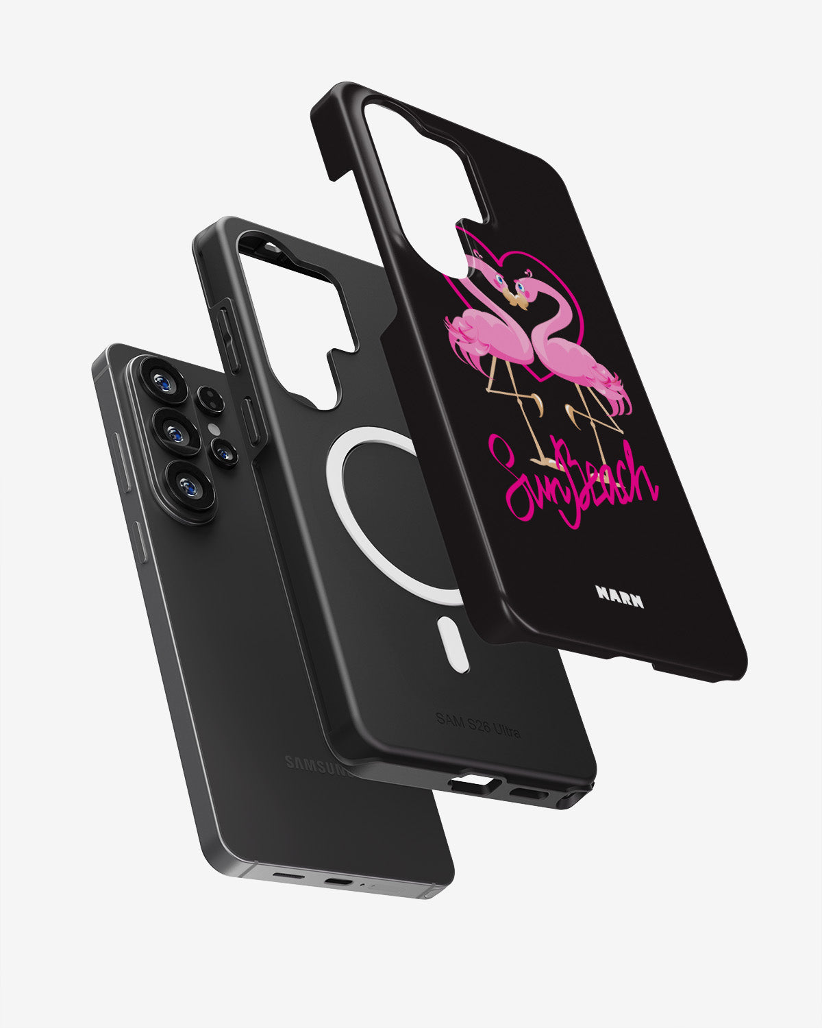 Samsung Galaxy S26 Ultra Tough Case – Beach Flamingo - View 2
