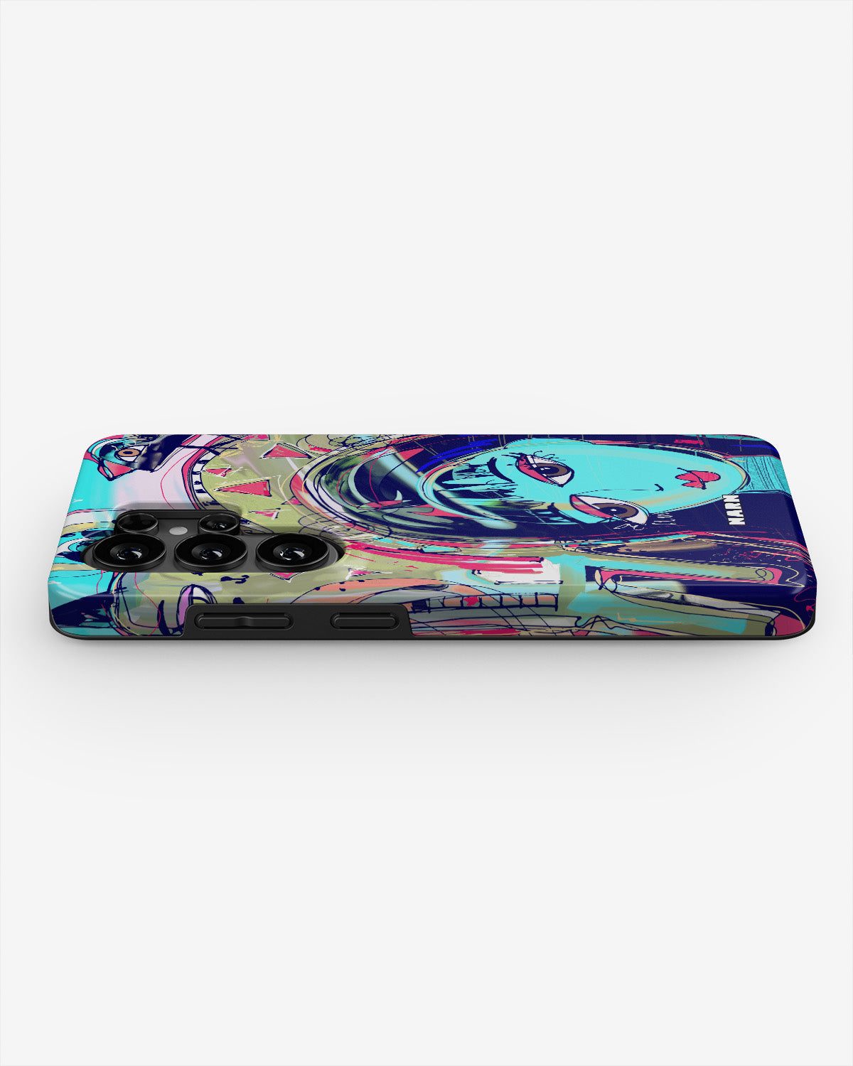 Samsung Galaxy S26 Ultra Tough Case – Abstract Cat - View 3