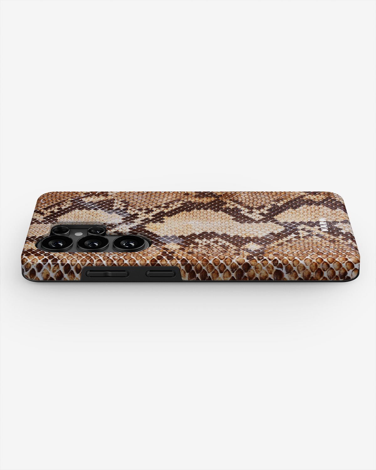 Samsung Galaxy S26 Ultra Tough Case – Brown Snakeskin - View 3