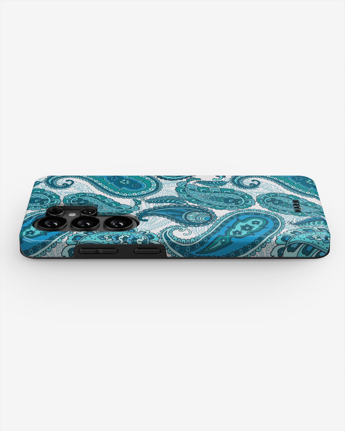 Samsung Galaxy S26 Ultra Tough Case – Turquoise Paisley - View 3