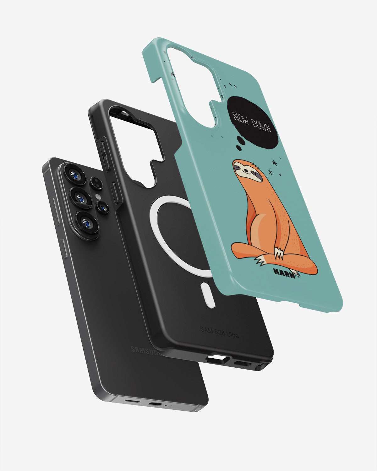 Samsung Galaxy S26 Ultra Tough Case – Slow Down Sloth - View 2