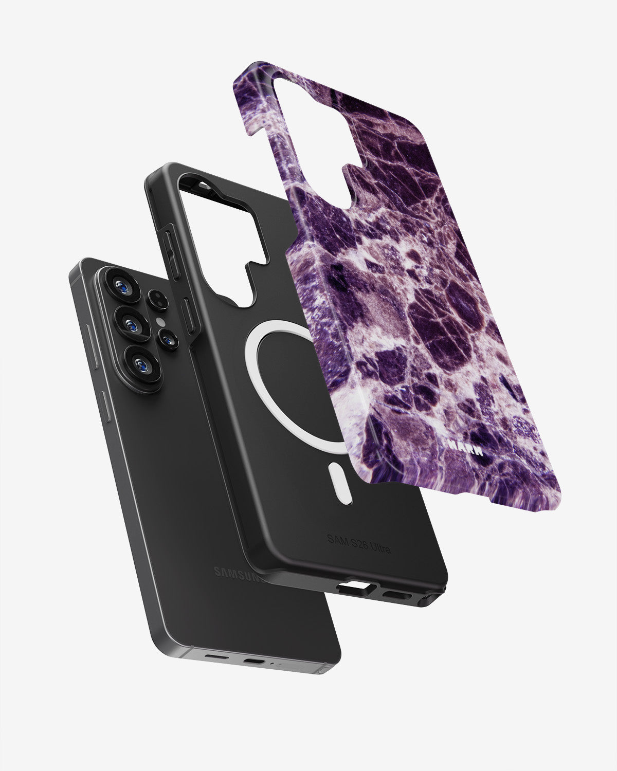 Samsung Galaxy S26 Ultra Tough Case – Purple Marble - View 2
