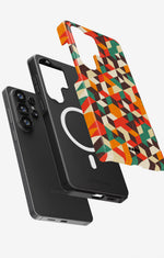 Samsung Galaxy S26 Ultra Tough Case – Retro Geometric - View 2