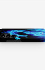 Samsung Galaxy S26 Ultra Tough Case – Blue Flames Dragon - View 3