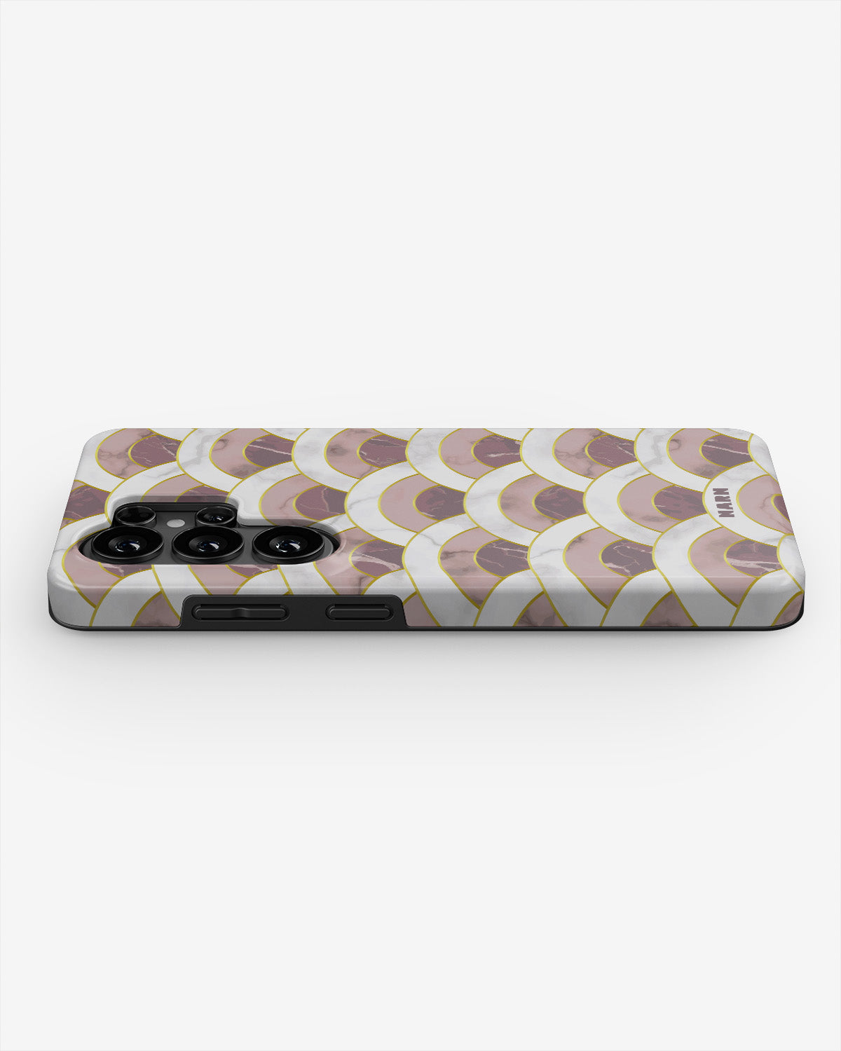 Samsung Galaxy S26 Ultra Tough Case – Pink Marble Waves - View 3