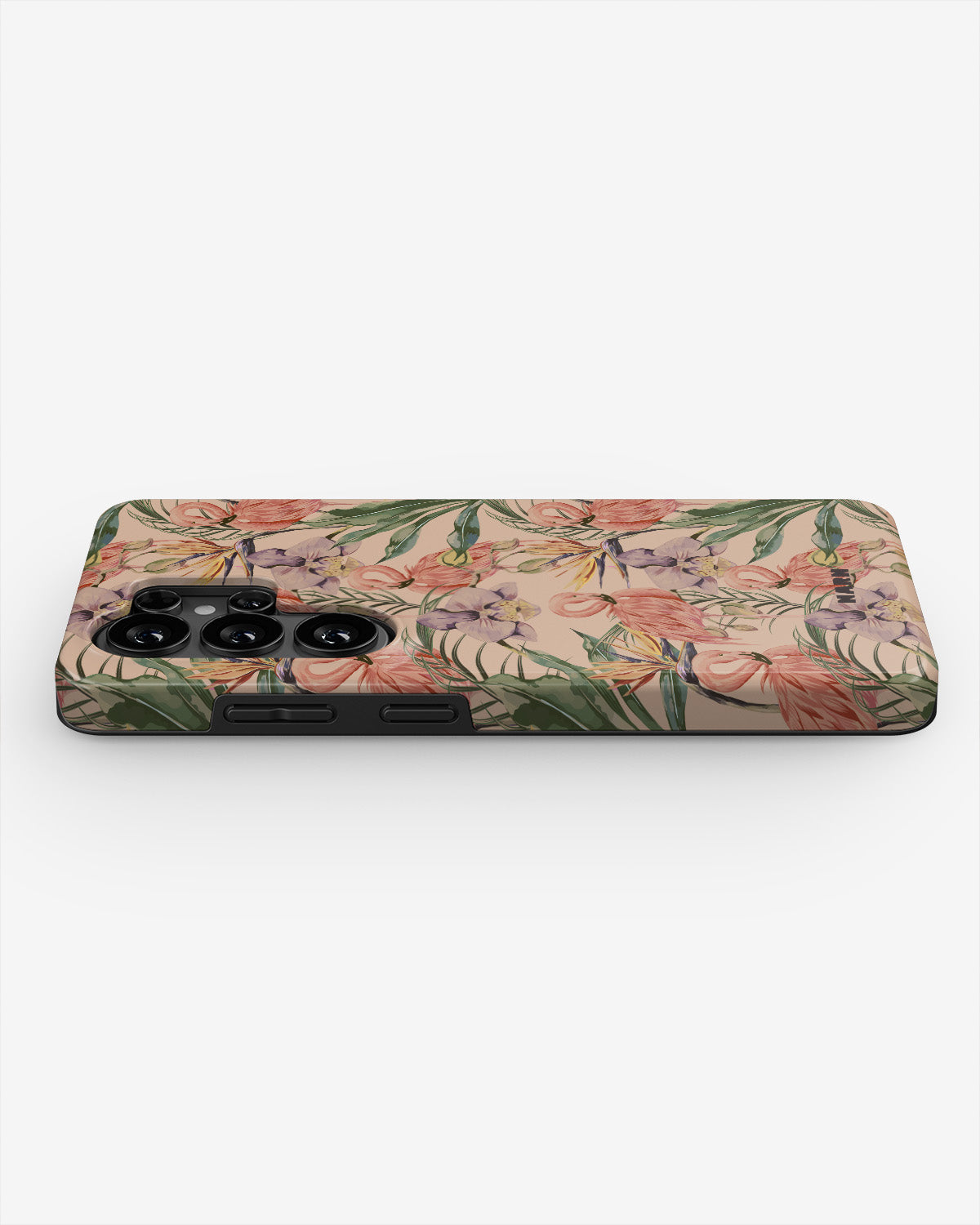 Samsung Galaxy S26 Ultra Tough Case – Flamingos & Flowers - View 3