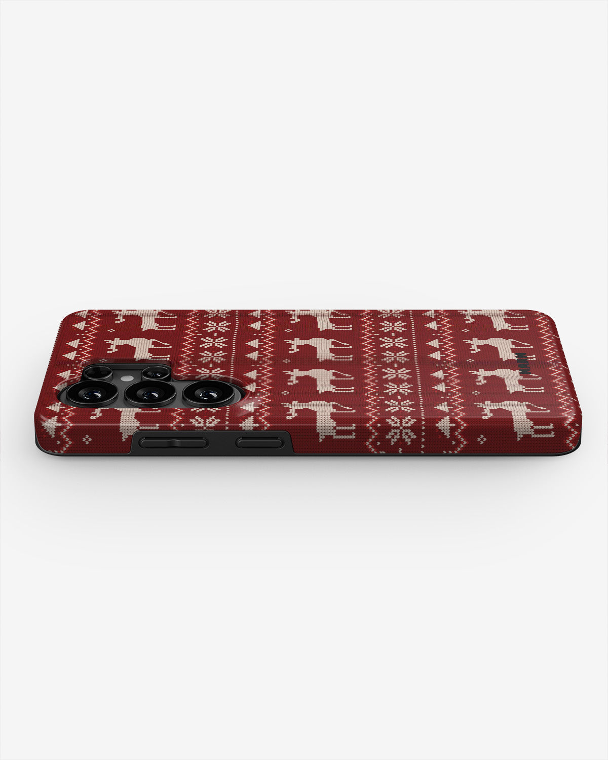 Samsung Galaxy S26 Ultra Tough Case – Reindeer Knit - View 3