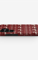 Samsung Galaxy S26 Ultra Tough Case – Reindeer Knit - View 3