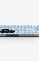 Samsung Galaxy S26 Ultra Tough Case – Blue Daisies - View 3