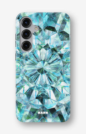 Samsung Galaxy S25 FE Tough Case – Green Crystals - View 1