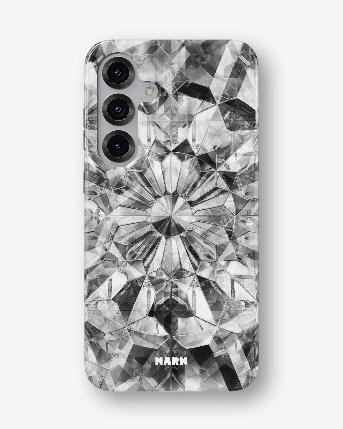Samsung Galaxy S25 FE Tough Case – Grey Crystals - View 1