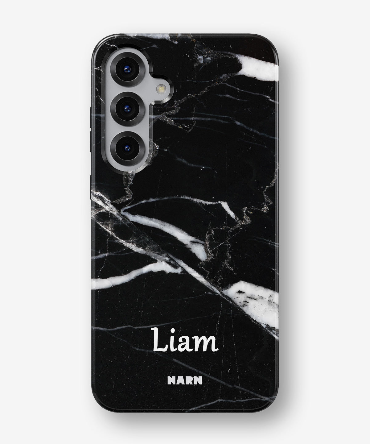 Samsung Galaxy S25 FE Tough Case – Custom - Black Marble - View 1