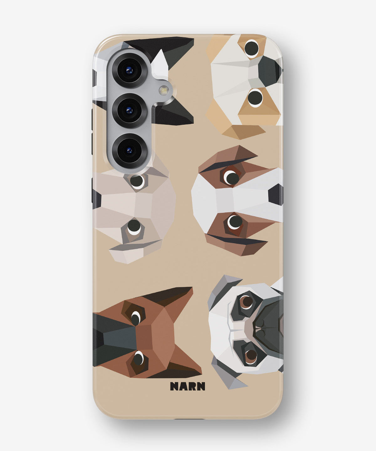 Samsung Galaxy S25 FE Tough Case – Cute Dogs - View 1