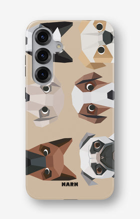 Samsung Galaxy S25 FE Tough Case – Cute Dogs - View 1