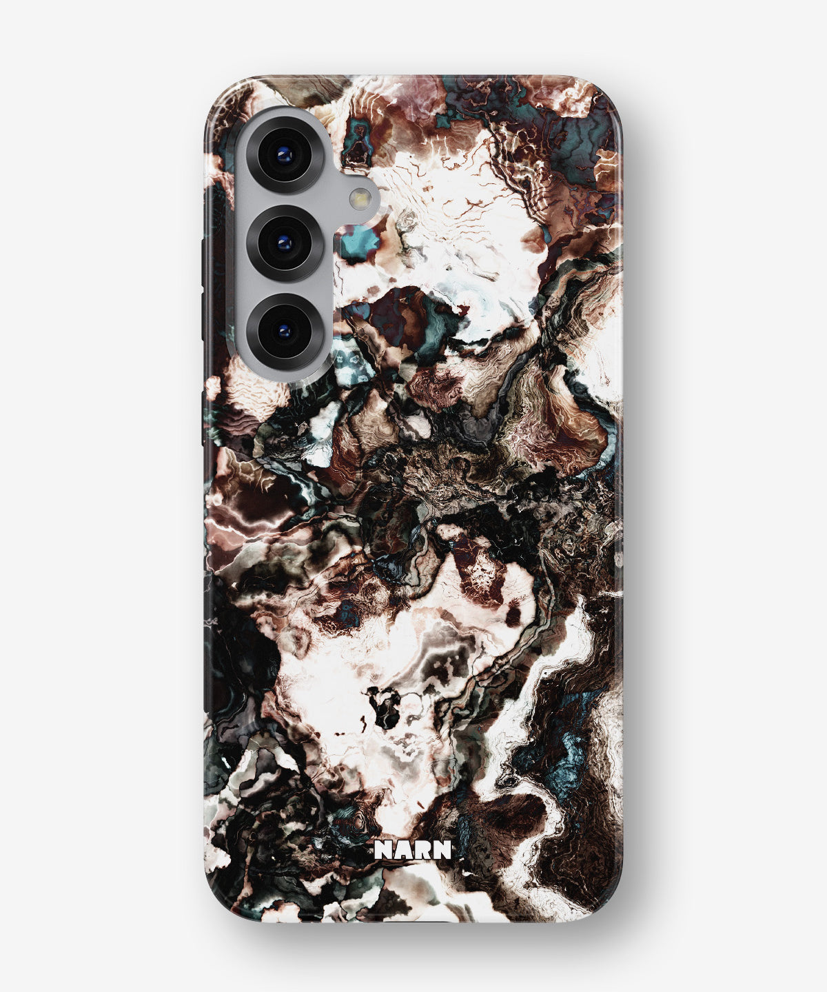 Samsung Galaxy S25 FE Tough Case – Marble Brown - View 1