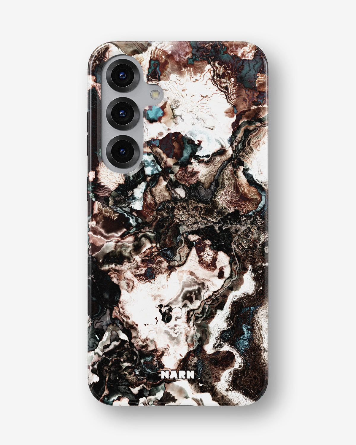 Samsung Galaxy S25 FE Tough Case – Marble Brown - View 1