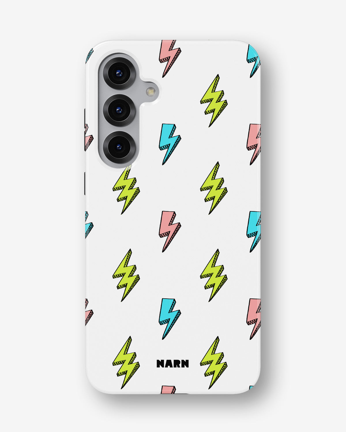 Samsung Galaxy S25 FE Tough Case – Lightning Bolts - View 1