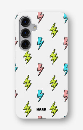 Samsung Galaxy S25 FE Tough Case – Lightning Bolts - View 1